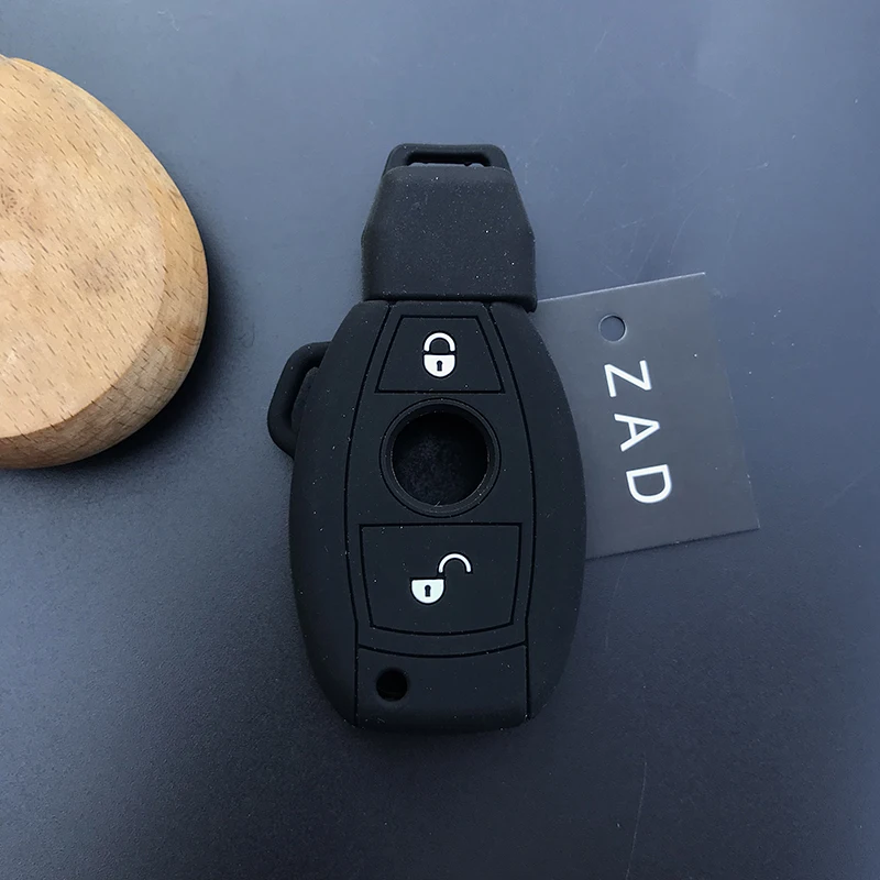 ZAD силиконовый чехол для ключей от машины, кожный чехол-кошелек, брелок для mercedes benz w214 w211 A180 A200 A260 A C 2000, защита для ключей
