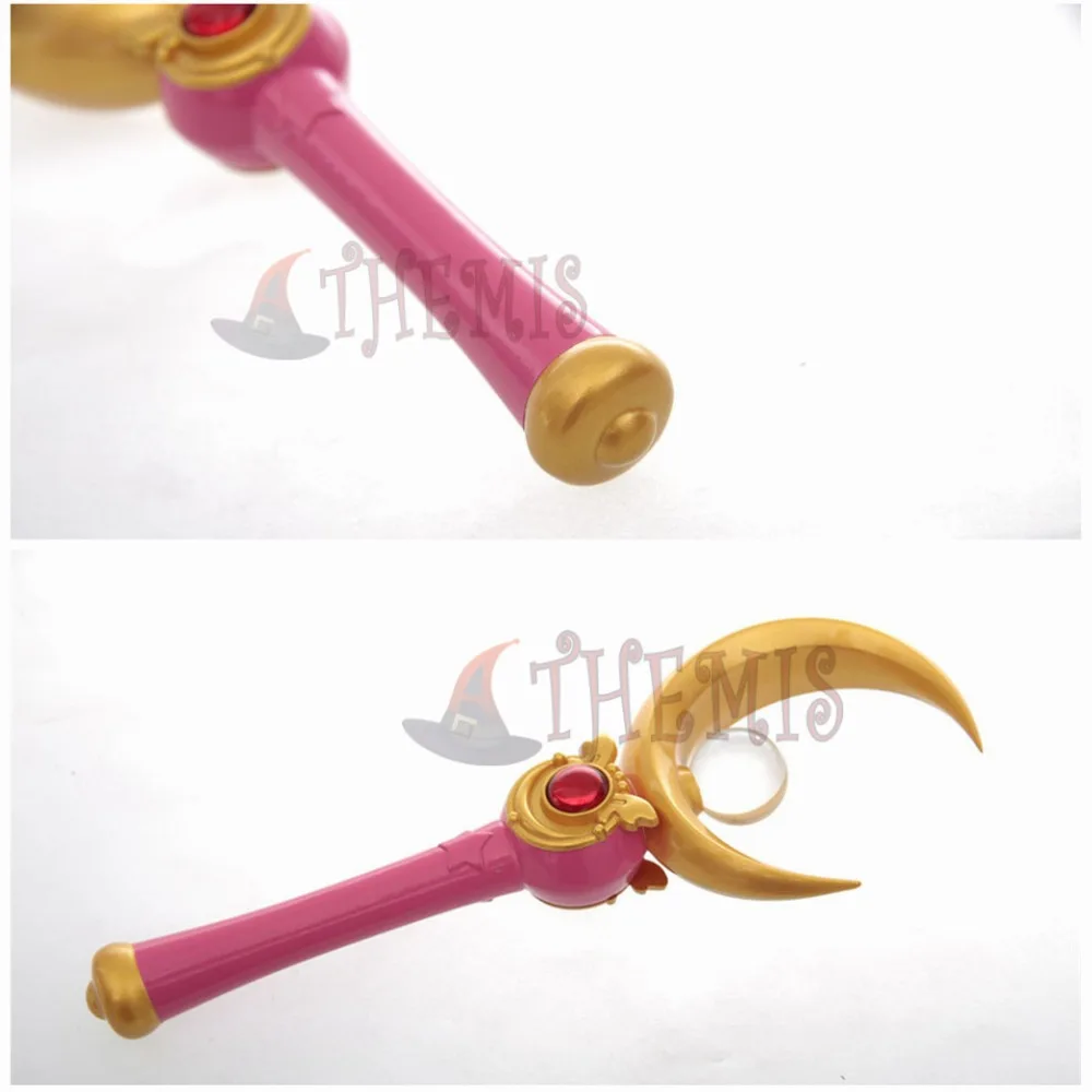 Athemis Сейлор Мун Tsukino Usagi Moon волшебная палочка Chibiusa реквизит для косплея
