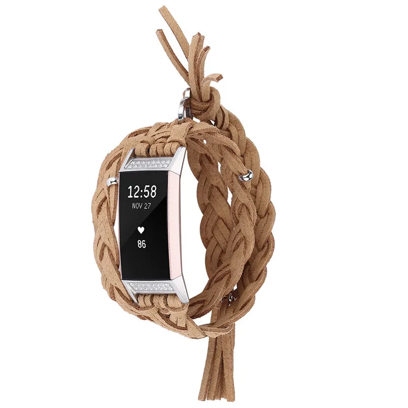Пеньковая веревка ручной ремешок для часов ForFitbit Charge 3 легкая установка и удаление без инструментов мягкий и удобный 40MR20