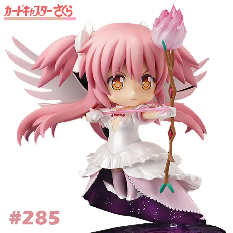 

4" Nendoroid Puella Magi Madoka Magica Anime Magical Girl Ultimate Kaname Madoka Boxed PVC Action Figure Model Doll Toys #285