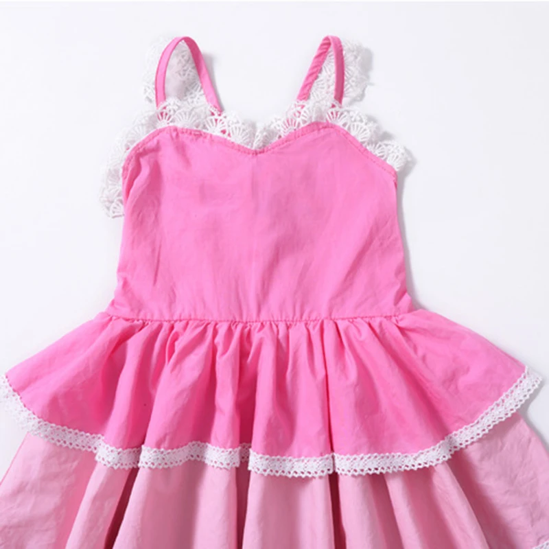 Beenira/платья для маленьких девочек в европейском и американском стиле; многослойное платье без рукавов для девочек; нарядные вечерние платья; детская одежда