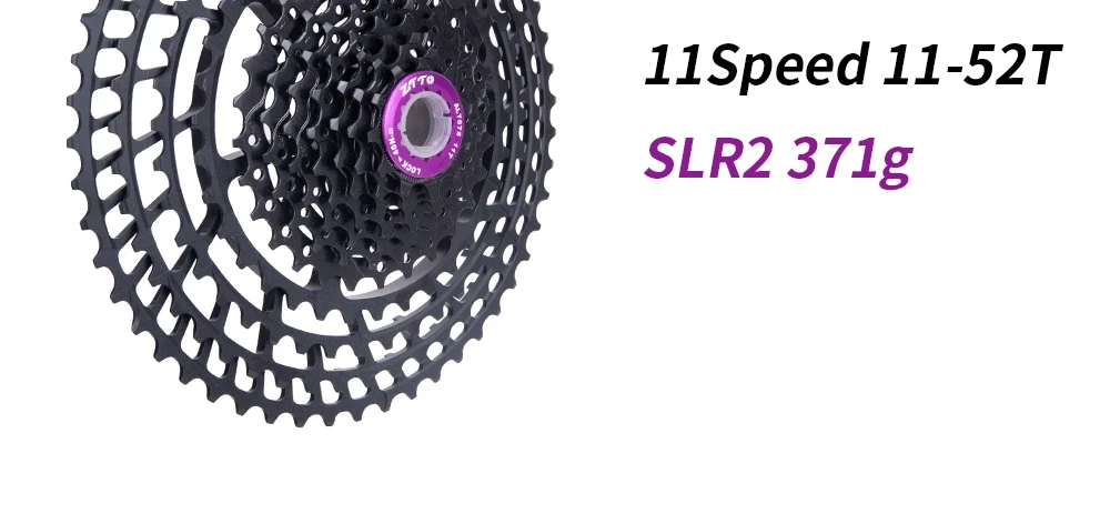 ZTTO MTB 11 speed 11-52T SLR велосипедная кассета 11s 11v k7 11 speed 52 Сверхлегкая 371g CNC Freewheel горный велосипед для XX1 gx m9000