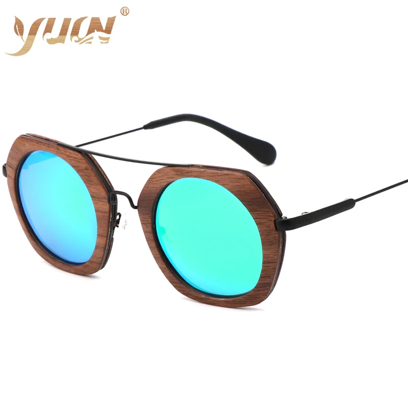 

New arrival walnut skateboard wooden sunglasses polarized Classic Brand Sun glasses Coating Lens Driving Eyewear For unisex