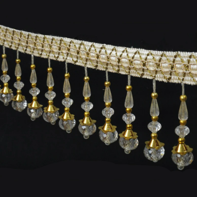 

African lace fabric lace ribbon lace trim bazin riche getzner renda costura lace applique multi-color 6 meters a lot