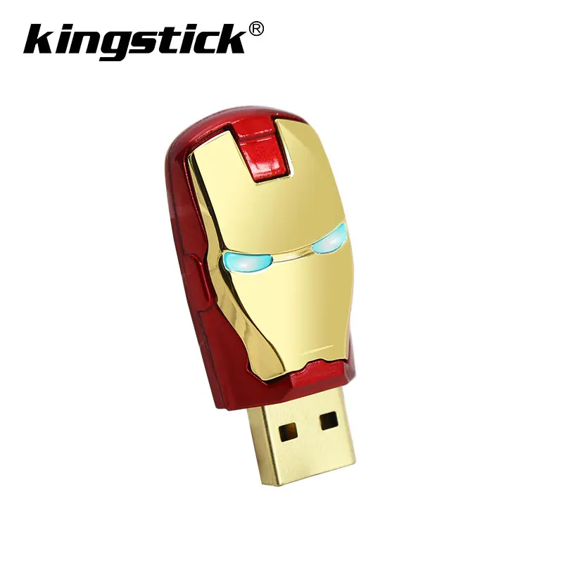 

Large capacity Iron man pendrive 4gb 8gb Metal waterproof pen drive 16gb 32gb 64gb usb stick usb flash drive U disk gift cle usb