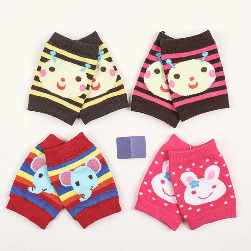 High Quality Cartoon Baby Leg Warmers Toddler Safety Kids Knee Pads