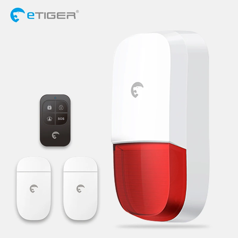 Outdoor Wireless Siren Strobe Light Siren With Smart Motion Sensor Door Sensor Alarm System Kits Aliexpress