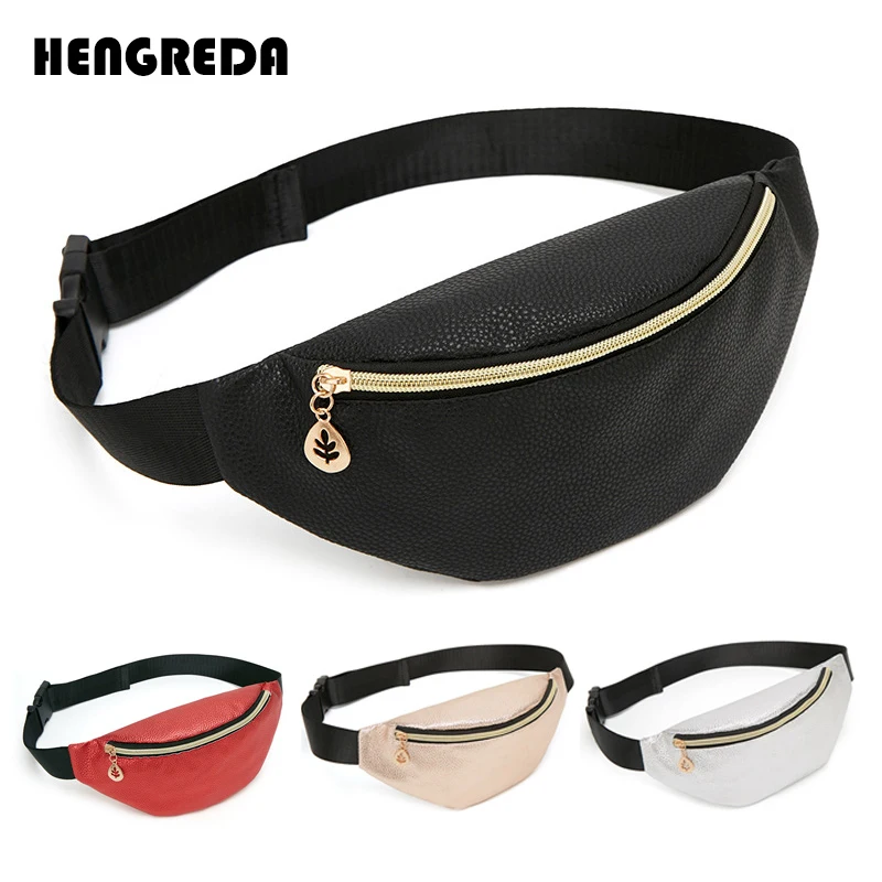 SILVIA Cowhide Running Belt Waist Fanny Pack Pouch for Outdoor Travel Sport Color : Black