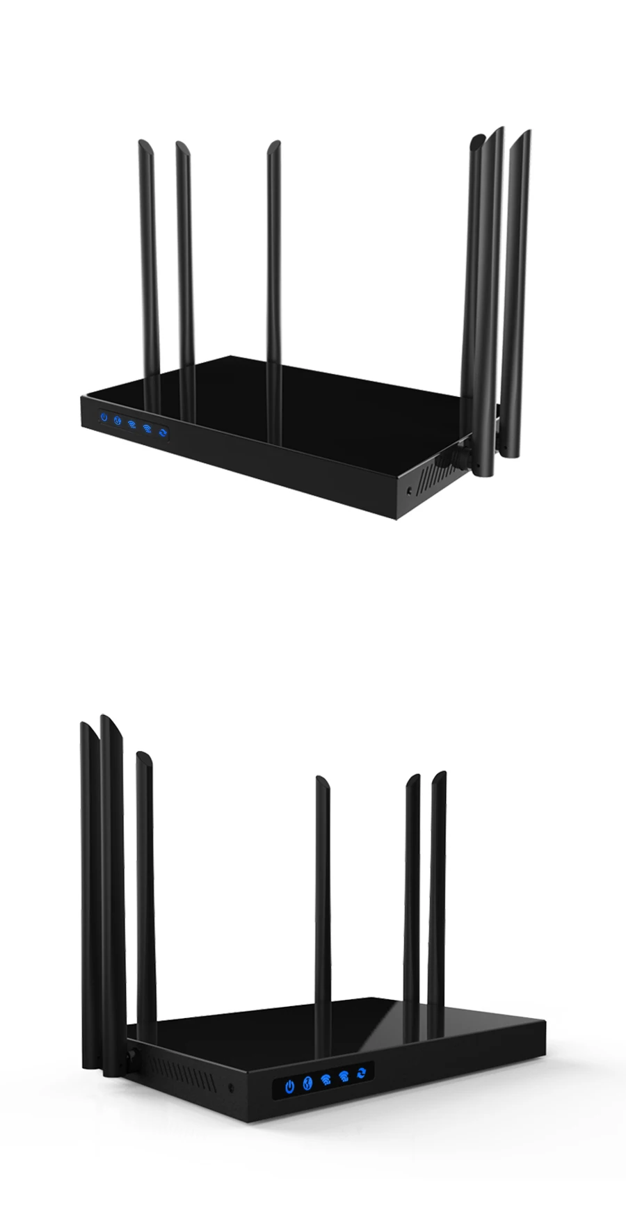 Powerful Gigabit Wifi Router 1750Mbps Wifi Repeater Dual band 2.4G/5G 1 WAN+4 LAN Gigabit Ports 4*6 dbi High Gain Antenna