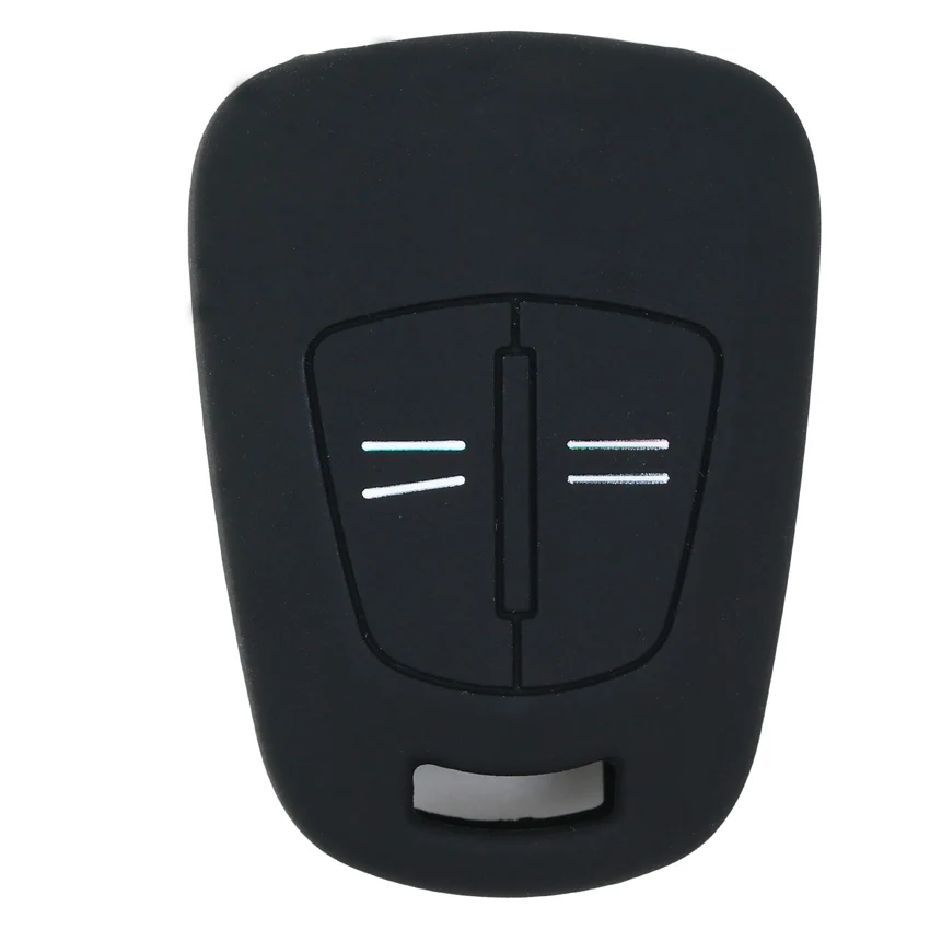 Чехол для ключей автомобиля с 2 кнопками для Vauxhall Opel Astra H Corsa D Zafira B, защита от царапин