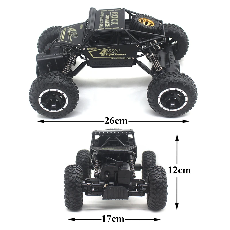 Бренд Rock Crawler 1:18 4WD Радиоуправляемая машинка из металлического сплава, игрушки на радиоуправлении, игрушки для детей и мальчиков, подарки 2199