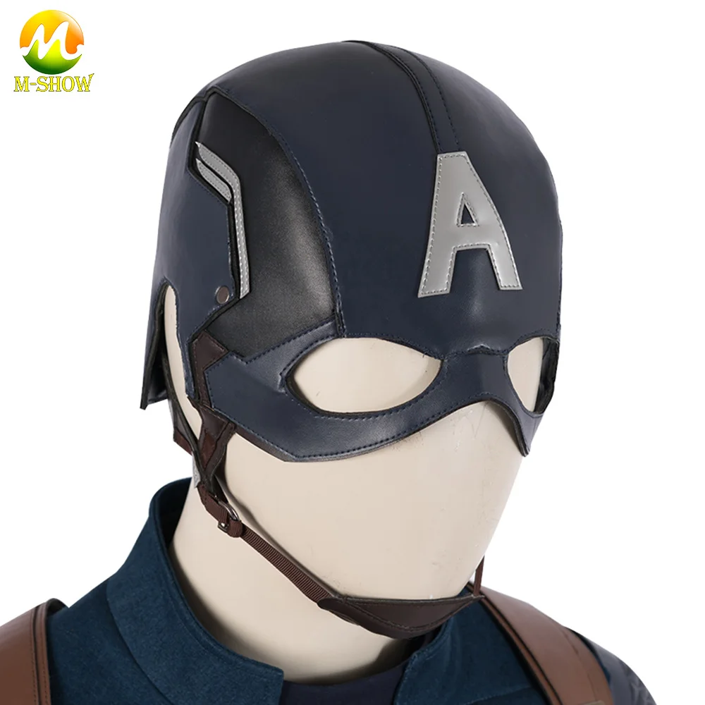 Avengers Endgame Captain America Cosplay Costume Steve Rogers Cosplay Full Set Christmas Carnival Halloween Party
