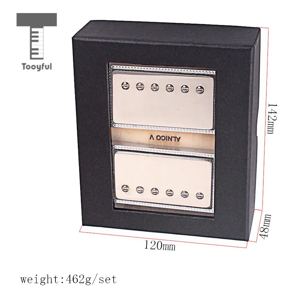 Tooyful двойной гитарный набор звукоснимателей ALNICO V хамбакер гитарный мост+ гриф звукосниматель для LP Eiphone аксессуары для электрогитары