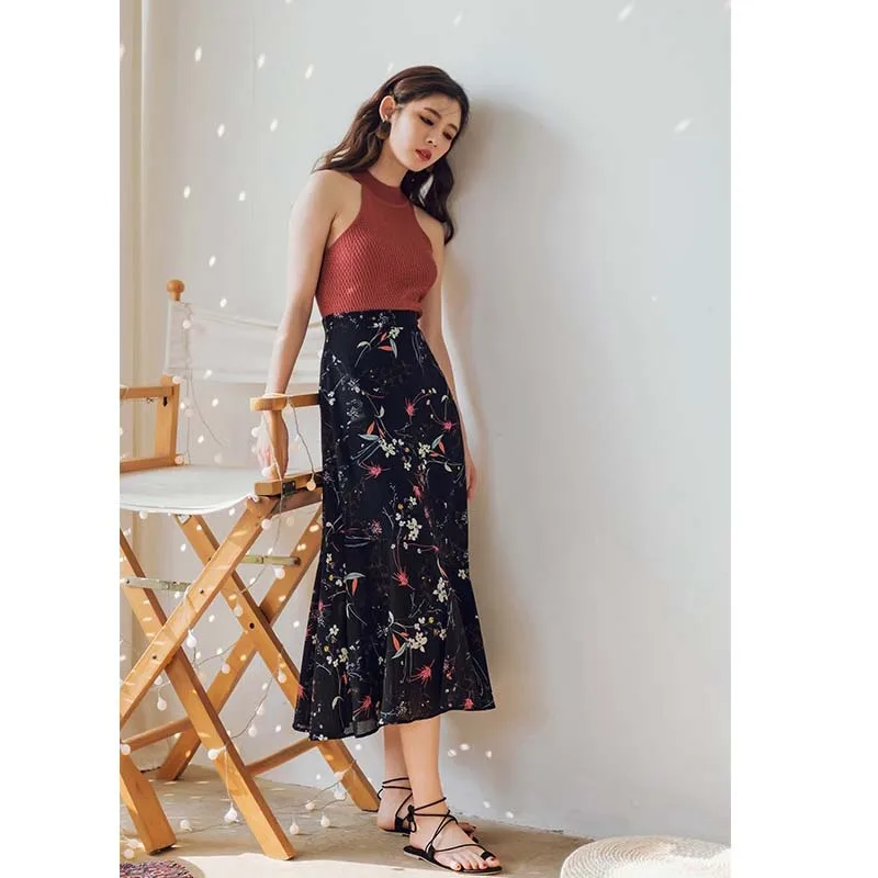 2018_Vintage_Maxi_Skirt_Women_Solid_Boho_Chiffon_Saia_Longa_Summer_Vestidos_printed_mermaid_Bohemian_Long_Skirts_Woman_Clothing_8