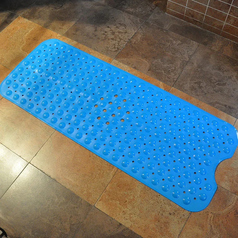 Коврики для ванной коврик для ванной комнаты tapis salle de bain Противоскользящий массажный мягкий коврик присоска нескользящий коврик для душа - Цвет: Синий