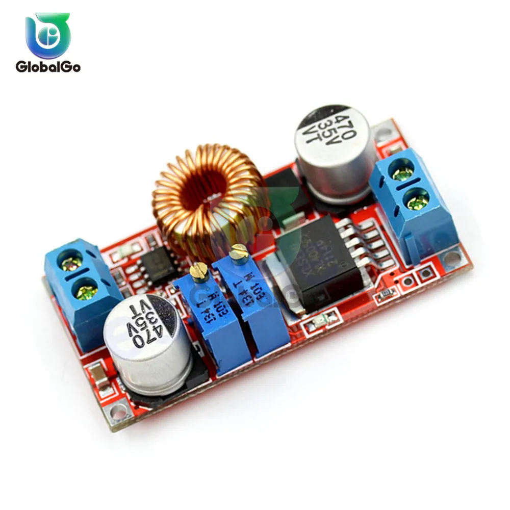 XL4015 5A DC В CC CV литиевая батарея понижающая зарядная плата светодиодный