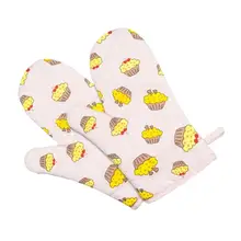 1 пара кухонных перчаток для выпечки анти-ожоги теплоизоляция кухонная принадлежность, микроволновая печь перчатки для духовки рукавицы термостойкие перчатки