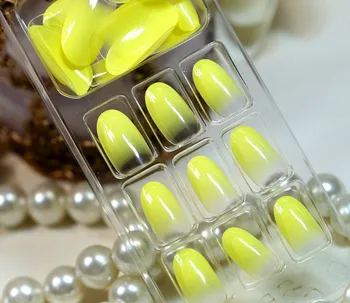 

Fashion Design Fake Nails French Short Round Faux Ongles Nail Art Tips Makeup Set Acrylic False Nails Artificial Manicure