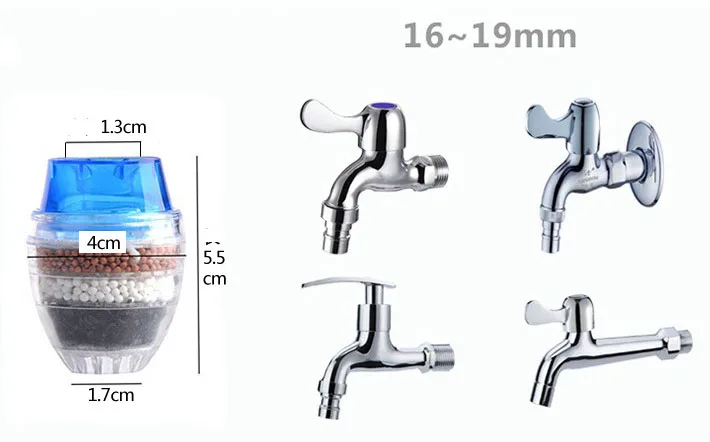 Бытовой кухонный кран с активированным углем, очиститель воды, фильтр для очистки воды, система удаления отложения ржавчины, фильтрация
