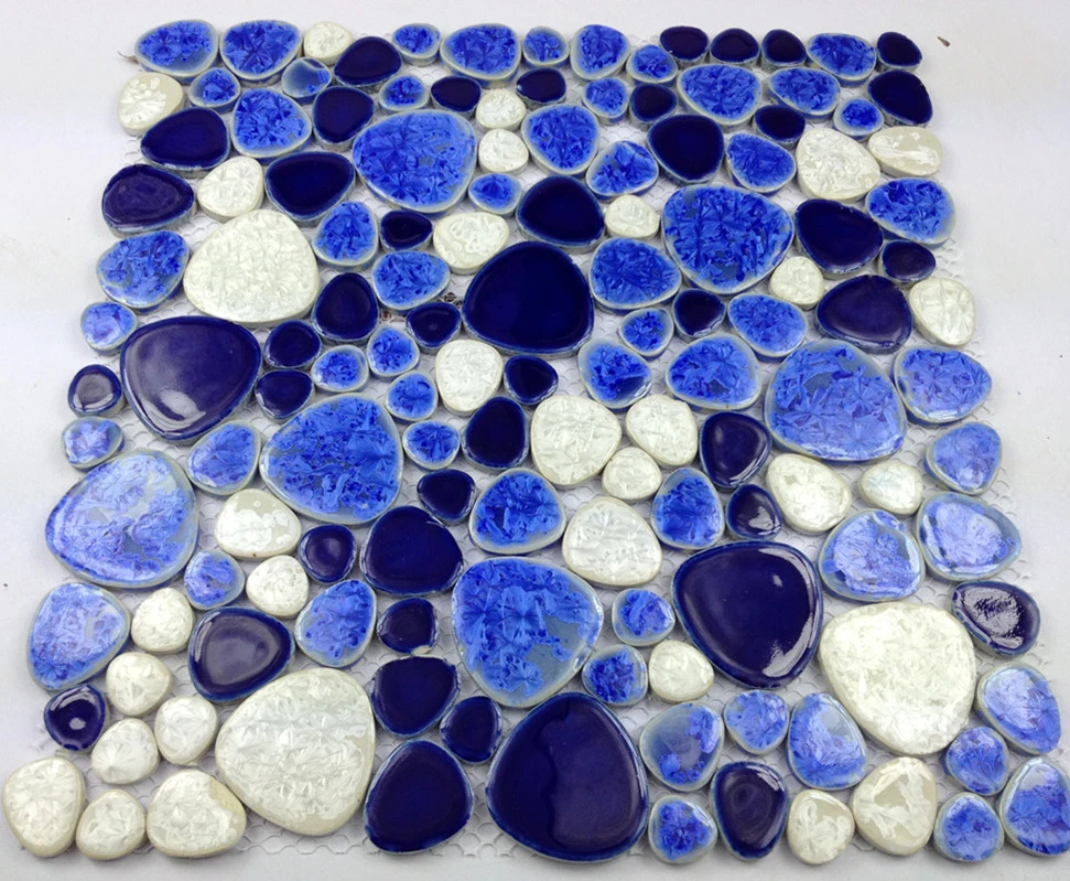 磁器小石モザイクタイルキッチンbacksplashの浴室水泳プール壁紙タイルシャワー庭バルコニーサルーン床 Wall Paper Paper Wall Tilestile Paper Aliexpress