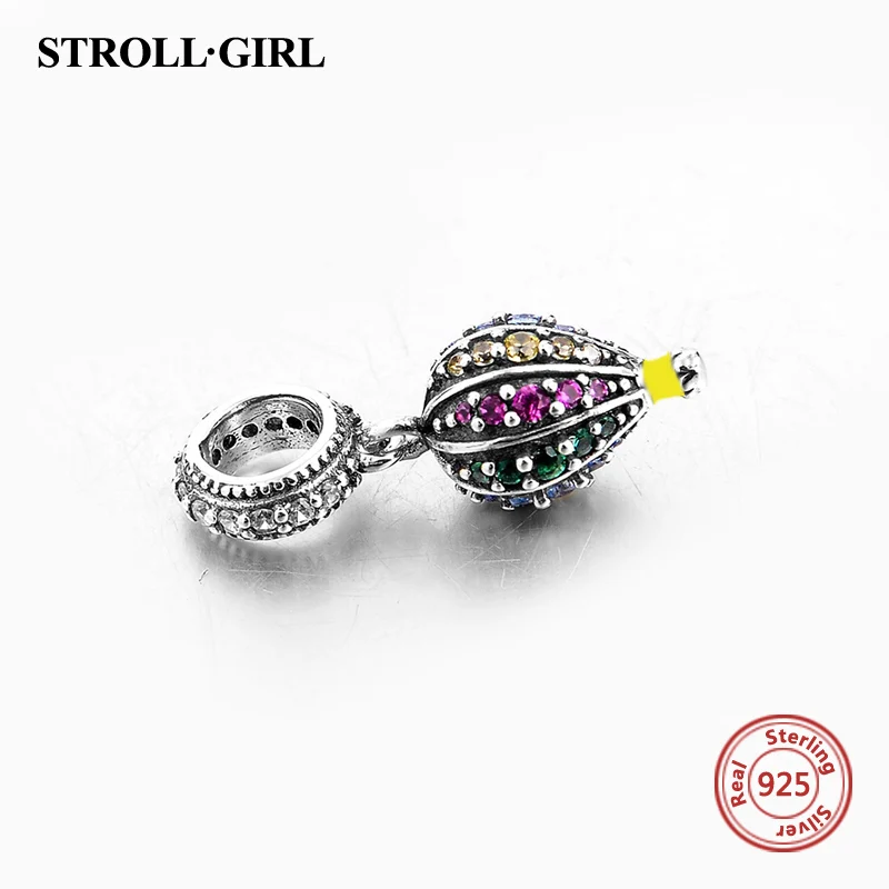 Sterling Silver 925 balloon Charms Bead Fit Pandora Bracelets Bangles European beads Fashion Jewelry Making for Women gifts