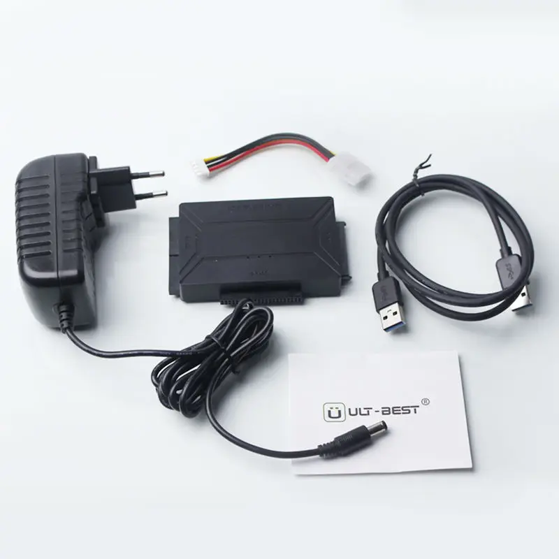 ULT Best SATA USB 3.0 ide кабель адаптер Жесткий диск с драйверами конвертер для 2.5/3.5 /5.25