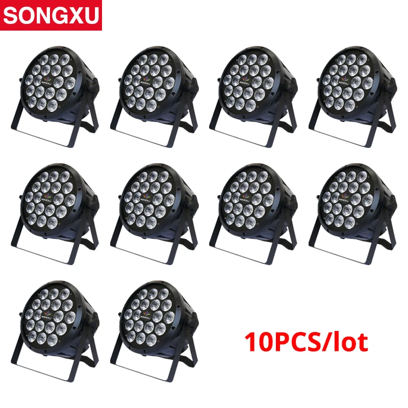 Dj party 200 Вт RGBW 4in1 dmx светильник par 18X10W Led плоский DJ свет ночной клуб ОСВЕЩЕНИЕ