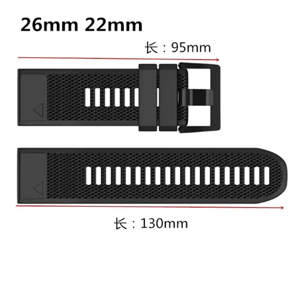  26mm 22mm 20mm Smart Watch Band Strap For Garmin Fenix 5X 5 5S 3 3HR D2 S60 GPS Watch Quick Release - 32982113348