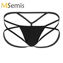 Мужская купальная одежда для геев, бикини, стринги, купальник, плавки, трусы нижнее белье, открытый прикладом, пикантный купальник для плавания, мужские стринги, трусики