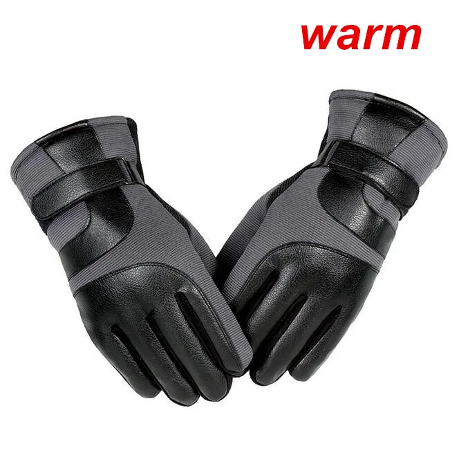 

Men's autumn and winter thicken warm gloves male warm wind proof gloves winter driving gloves riding gloves R030