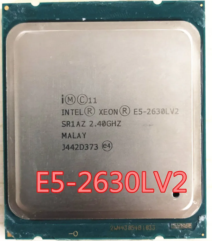 Процессор Intel Xeon E5 2630L V2 Процессор 2,8 LGA2011 шесть ядер процессора сервера e5-2630L V2 E5-2630LV2 2630