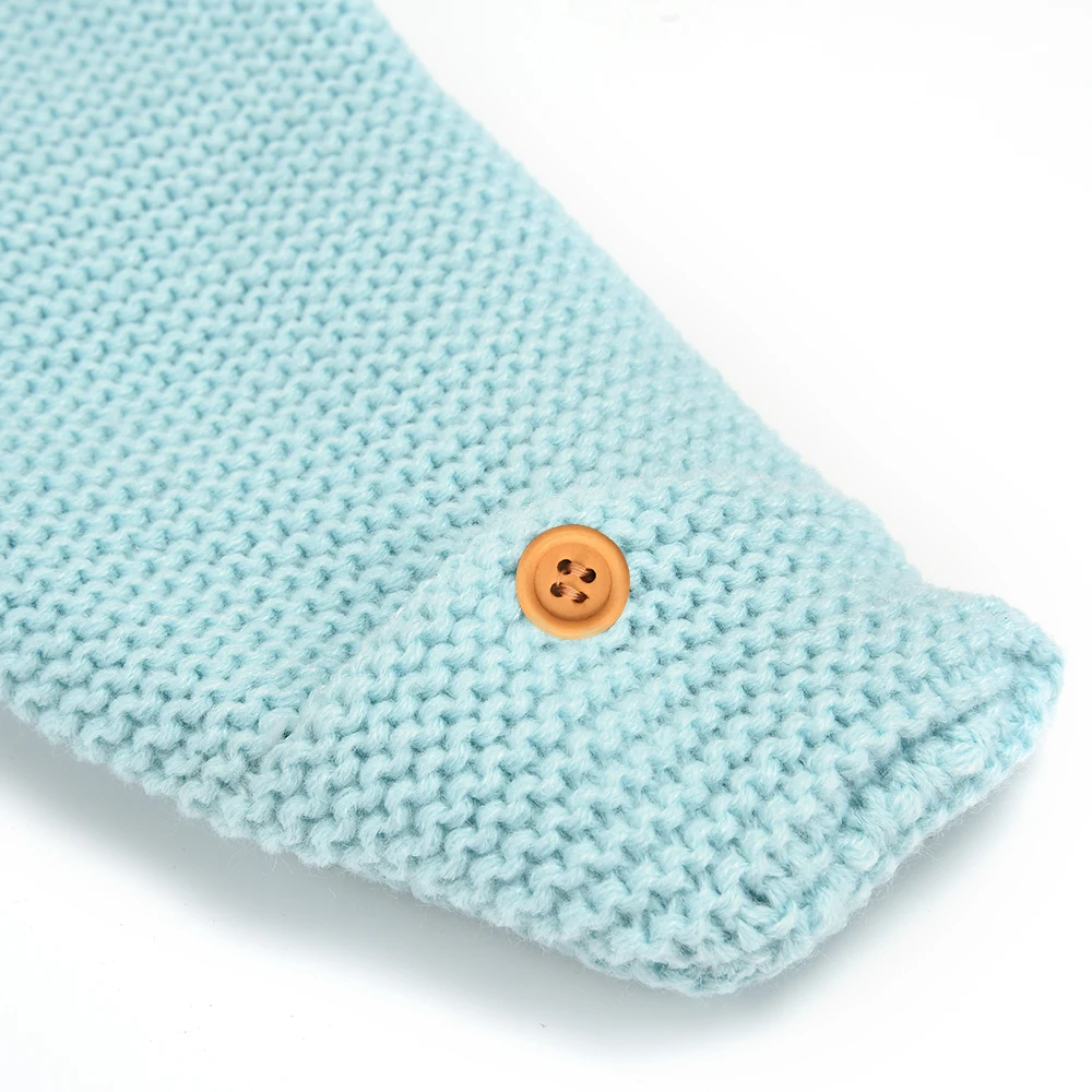Толстый фланелевый спальный мешок для новорожденных с 3 кнопками, детский спальный мешок на колесиках