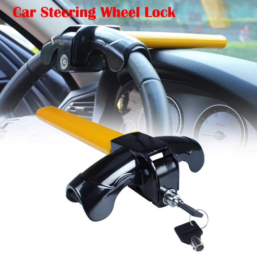 Car Steering Wheel Lock Universal Anti-Theft Car Van Security Rotary Type T Lock for Car's safe (3)