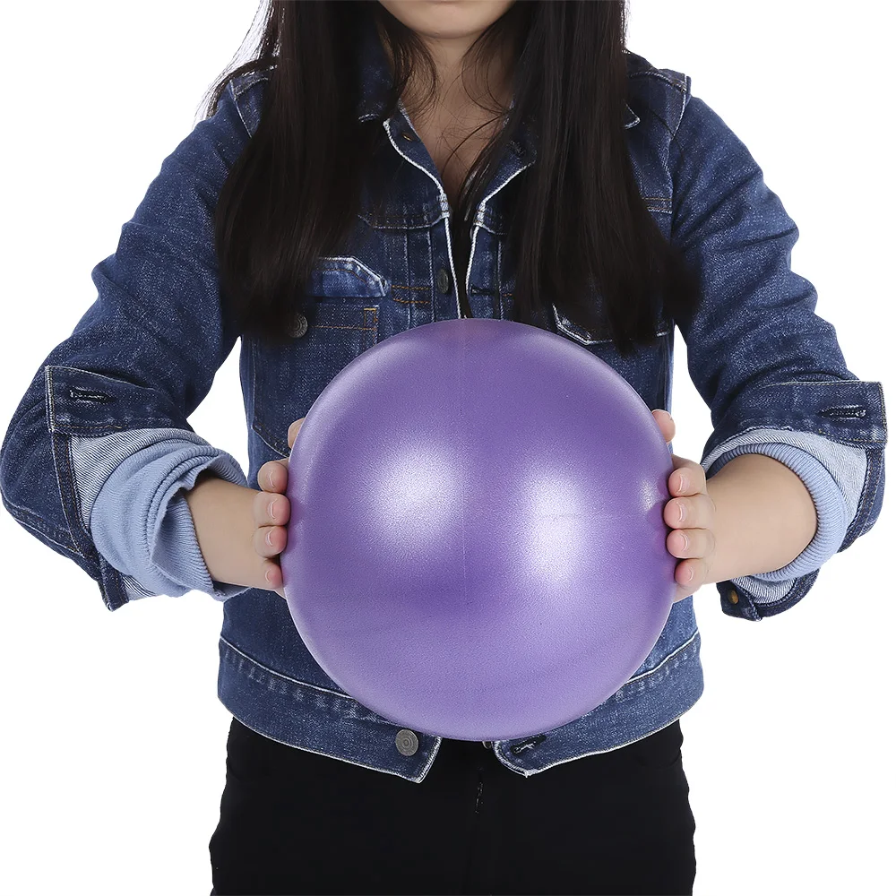 

25cm Mini Yoga Ball PVC Thickened Physical Fitness Ball Air Inflation Exercise Balance Ball Home Trainer Yoga Pilates Ball