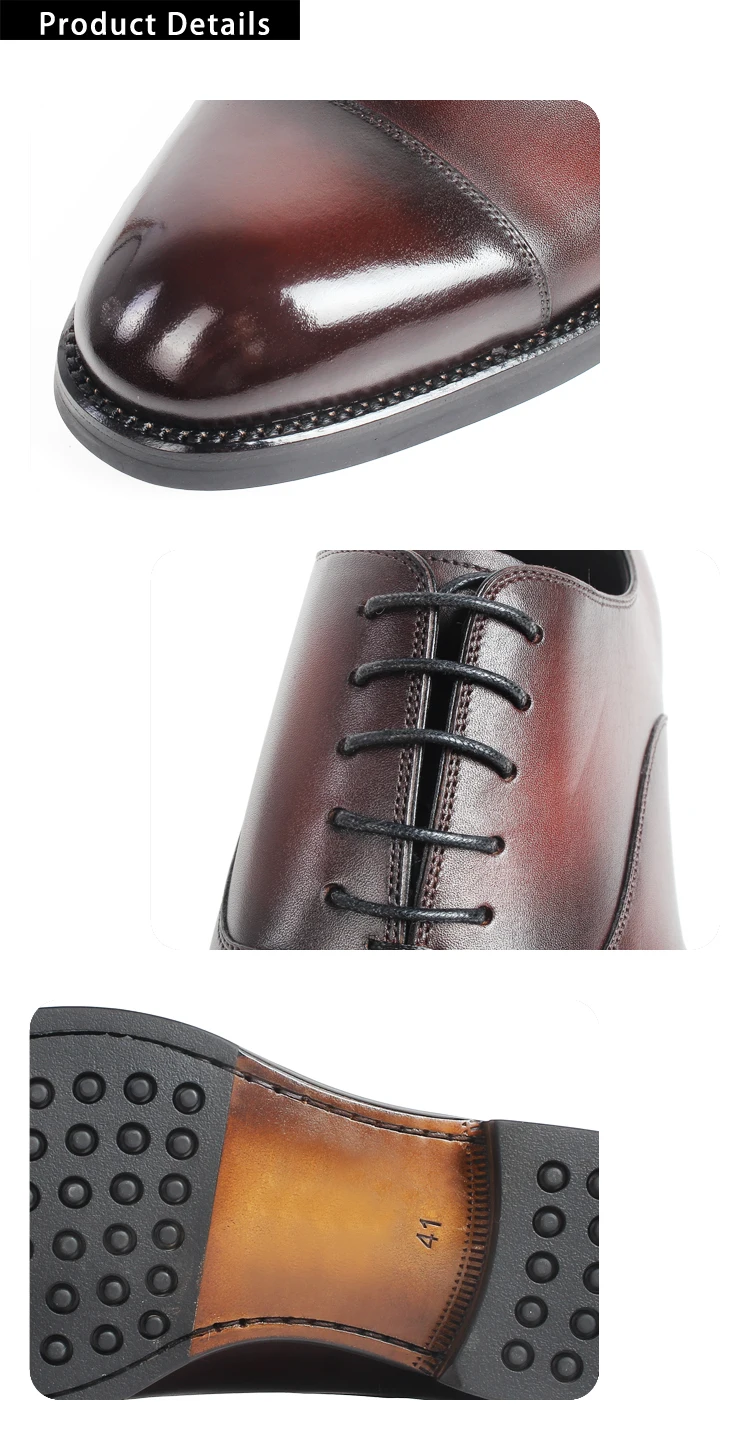 VIKEDUO патина классические полуботинки для мужчин из натуральной коровьей кожи обувь мужской ручной работы свадебные офисные Ман