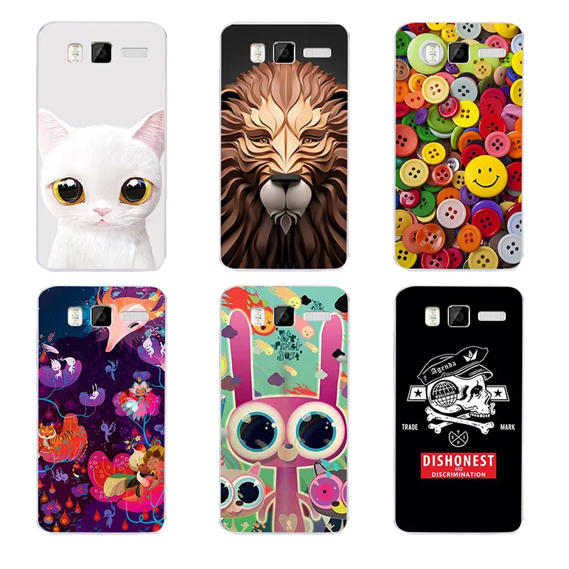 

Fashion Printed Case for Lenovo A916 A 916 Cover Original Cute Printing Drawing soft silicone Phone Case Back Shell