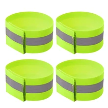 Светоотражающие ремешки для запястья, лодыжки, ног, высокая видимость, светоотражающие ходовые приспособления, ремень безопасности для верховой езды, ремешки для запястья ног для мужчин и женщин