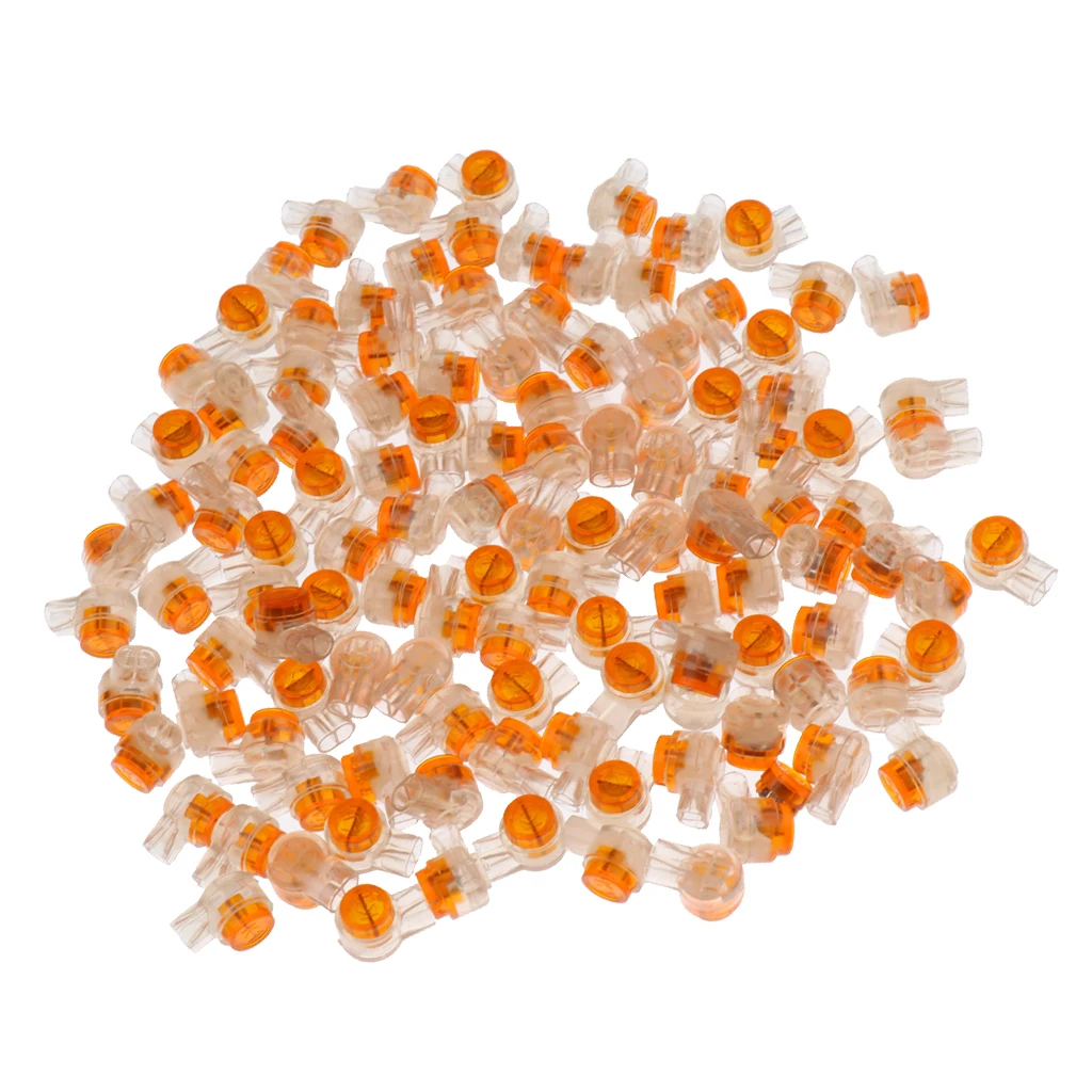 

200x 2 Ways Jelly Gel Crimps External Internal Connectors Wire Telephone Network Long Life & Durable