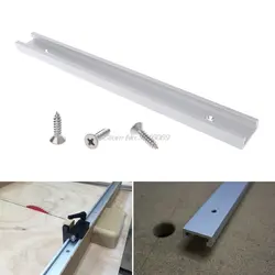 Алюминиевый сплав T-track Деревообработка t-слот направляющая для резки Jig приспособление маршрутизатор стол