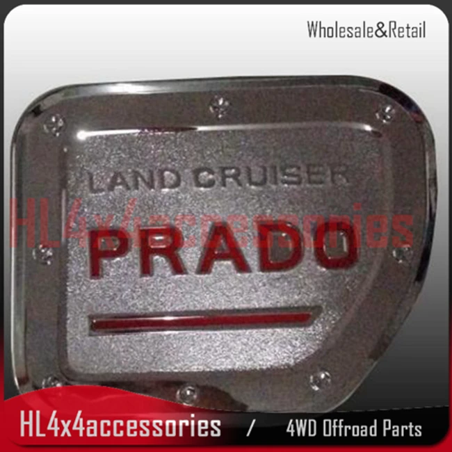 For TOYOTA LANDCRUISER PRADO tank cover chrome fuel tank cap gas cover