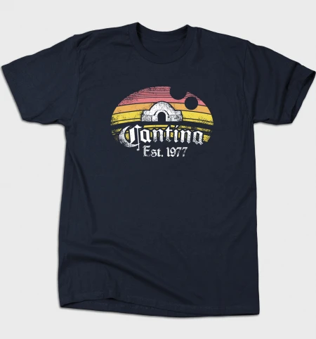 2019 печатная Мужская футболка хлопковая Футболка Cantina с круглым вырезом коротким