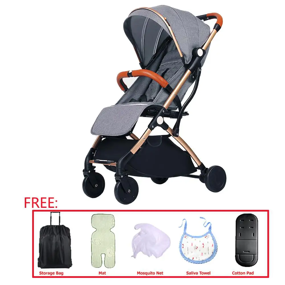 Kidlove Portable Mini Folding Umbrella Shape Outdoor Lying Sitting Stroller for Kids Baby Infant