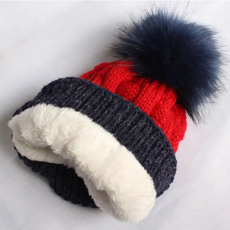 Детская зимняя трикотажная шапка с флисовой подкладкой, шарф, набор, Лоскутная Толстая Лыжная шапочка в клетку для девочек 3-10 лет
