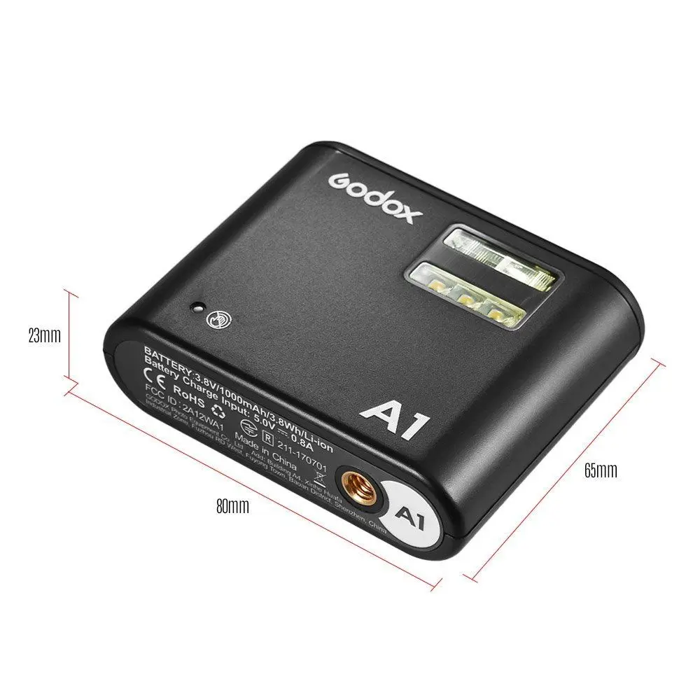 Godox A1 система вспышки для смартфона 2 4G Беспроводная вспышка триггер постоянного