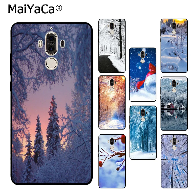 MaiYaCa Зимний Рождественский узор мягкие Аксессуары для телефона чехол Huawei mate9 mate10