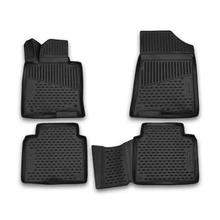 Коврики 3D в салон For KIA Optima,->, АКПП, 4 шт.(полиуретан