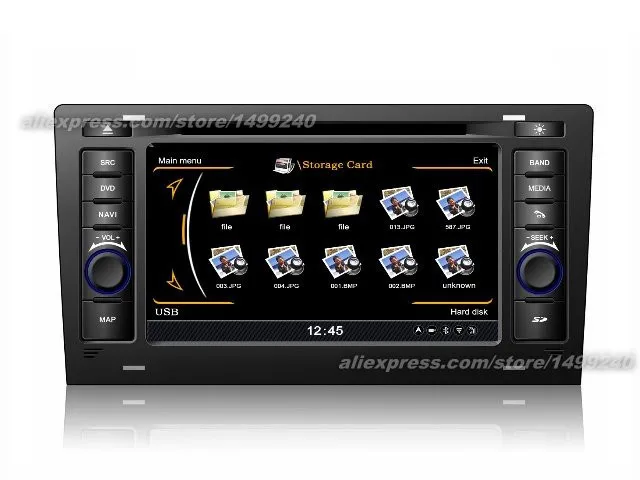 Для Audi A8/S8 1994 ~ 2003 автомобильная фотомагнитола Стерео ТВ BT iPod 3G WIFI навигационная