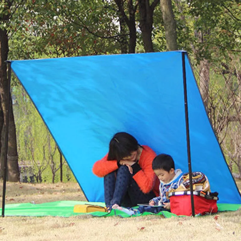 210x200cm Tarp Airbed 6 Person Waterproof Outdoor Picnic Camping Bay