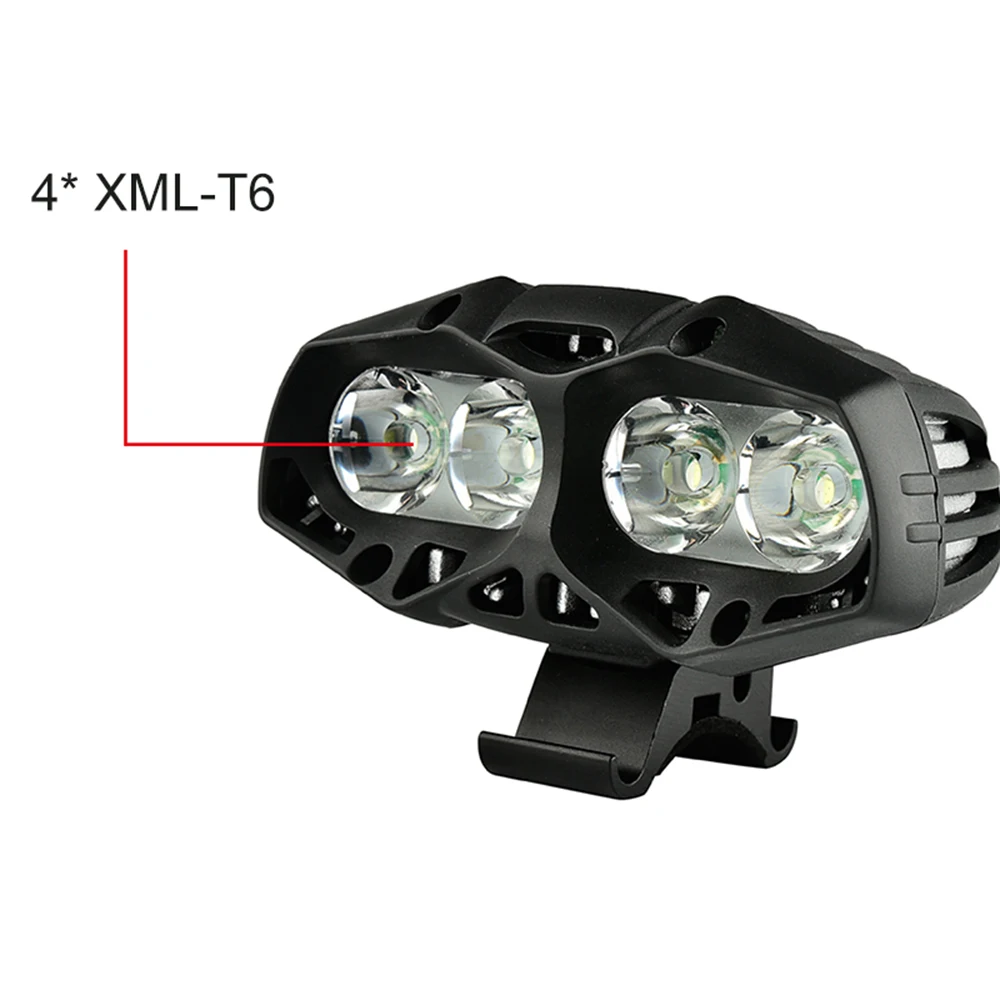 Clearance 600 LM 4x XML-T6 LED Bike Bicycle Cycling Front Light Headlamp Headlight 4 Mode 4