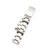 Rolamy Watch Band 17 18 19 20mm 316L Stainless Steel Silver Brushed Strap Old Style Oyster Bracelet Straight End Screw Links ► Photo 3/6
